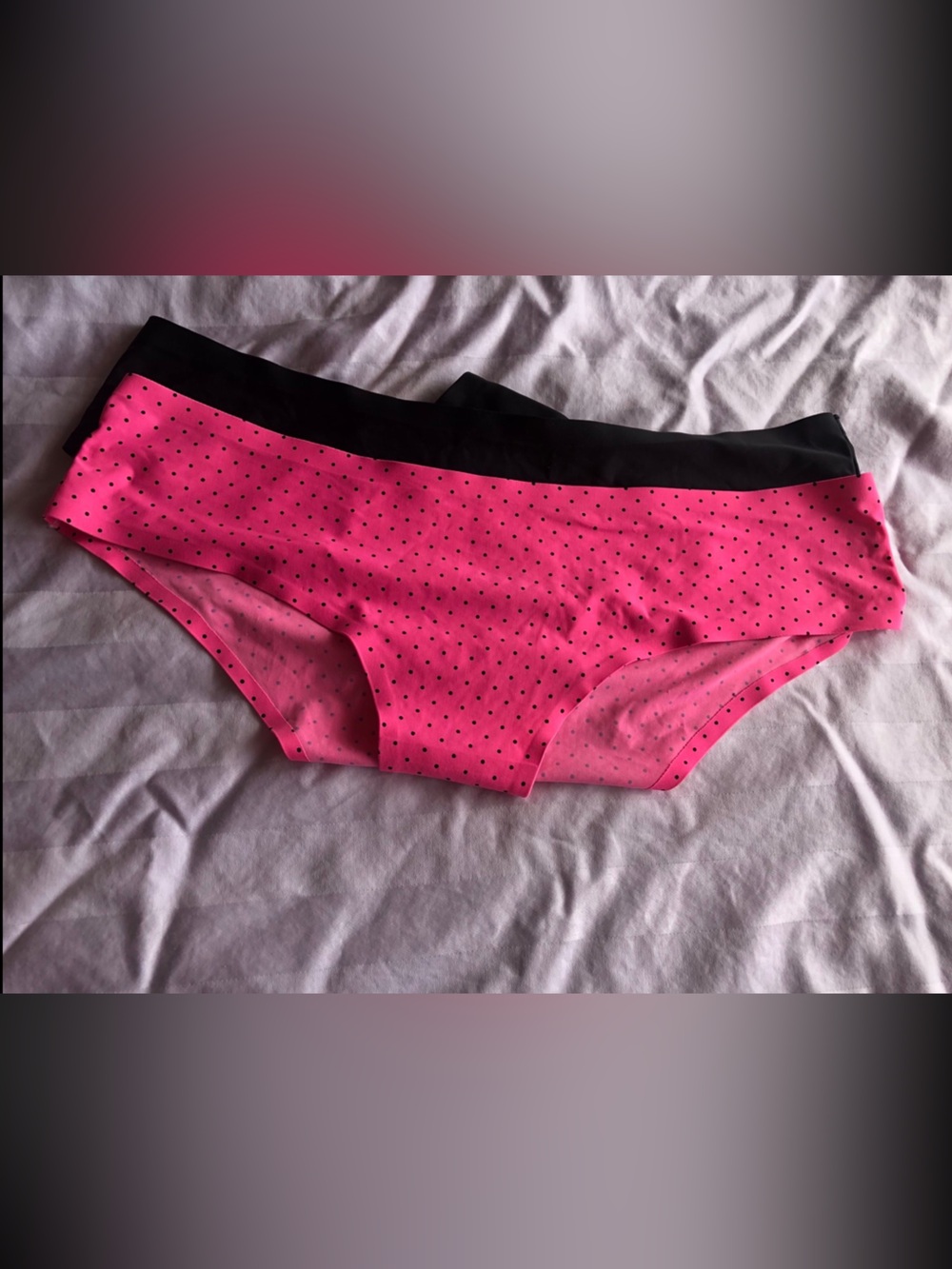 Women’s Pink Polka Dot Stretch Shorts